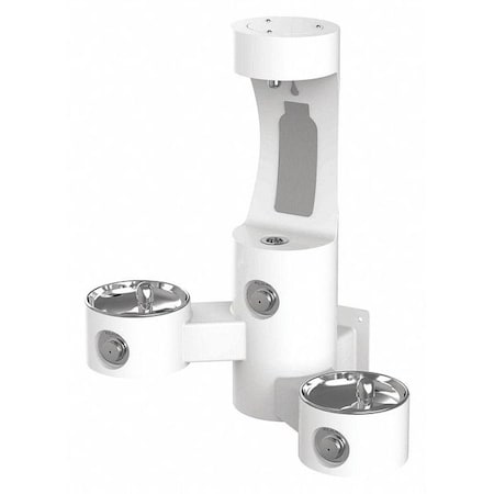 Elkay EZH2O Filling Station, Bi-Level, White LK4409BFWHT