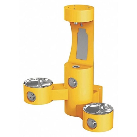 Elkay EZH2O Filling Station, Bi-Level, Yellow LK4409BFYLW