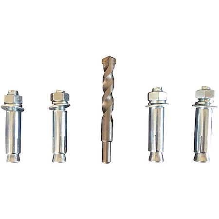 Zoro Select Bumper Installation Kit, 4 Bolts & 1 Bit 33F680