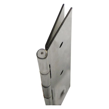 Best Piano Hinge, Steel, Full Mortise Mounting, 2 3/16 in Leaf W x 79 1/8 in Leaf H, Prime Coat 641ULSTL80P