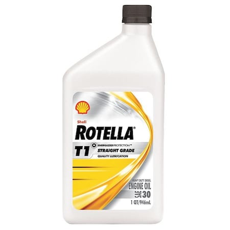 ROTELLA Diesel Engine Oil, 1 Qt., 30W, Rotella T1 550054461