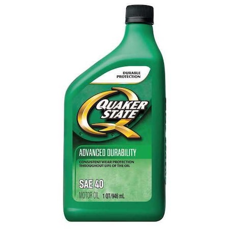 Quaker State Engine Oil, 40W, 1 Qt., Heavy-Duty 550024108