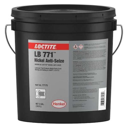 Loctite Nickel Anti-Seize Compound, 5 gal, Pail, LB 771 209768