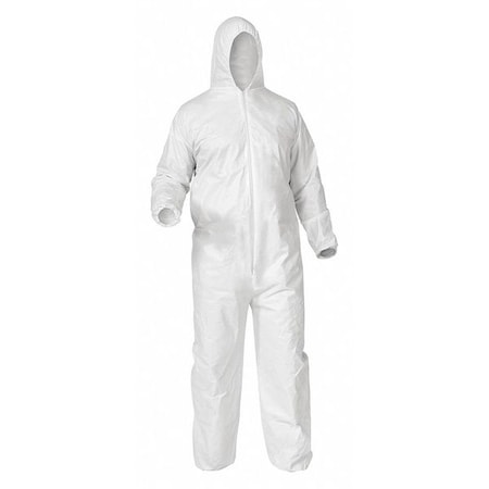 Kleenguard Dispos Covall Liq Parti Protect Hood WHT 5X 25/Cs 38944