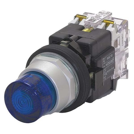 Eaton Illuminated Push Button, 30mm, Blue HT8GBBAF3