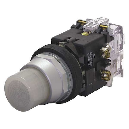Eaton Illuminated Push Button, 1NO, 24VAC/DC HT8GBWAF3