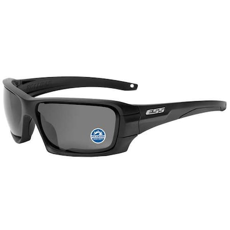 Ess Rollbar, Safety Glasses, Anti-Fog, Anti-Scratch, Chemical-Resistant, Gray Mirror Lens, Black Frame EE9018-04
