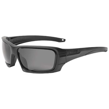 Ess Rollbar, Safety Glasses, Anti-Scratch, Gray Lens, Black Frame, Full-Frame EE9018-02