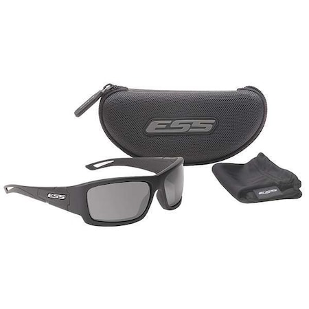 Ess Credence, Safety Glasses, Anti-Fog & Anti-Scratch, Gray Lens, Black Frame, Full-Frame EE9015-04