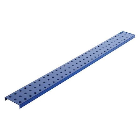 Alligatorboard Pegboard, 3in.Hx32in.W, Metal, Blue, PK2 ALGSTRP3X32BLU
