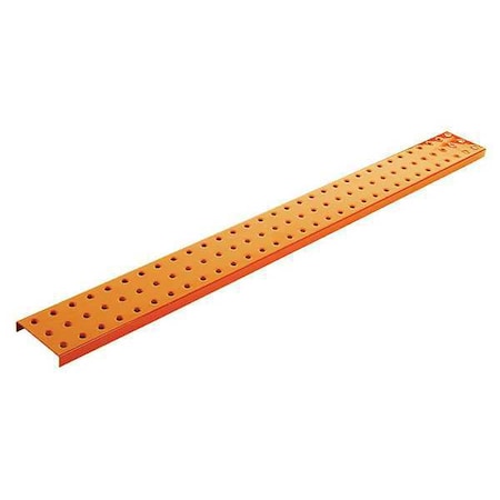 Alligatorboard Pegboard, 16in.Hx32in.W, Metal, Orange, PK2 ALGBRD16X32ORG
