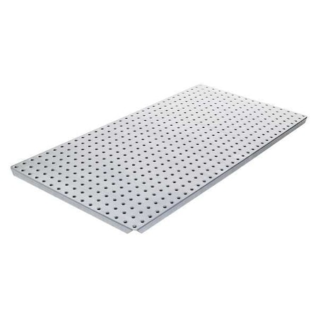 Alligatorboard Pegboard, 16in.Hx32in.W, Metal, Gray, PK2 ALGBRD16X32GALV