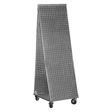 Zoro Select Pegboard Tool Cart, 51in.Hx16in.W, 100 lb. WOWCART16