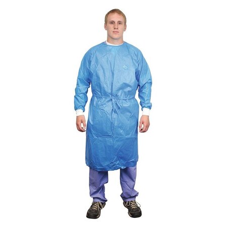 Tidi Products Gown, XL, Blue, PK30 8587