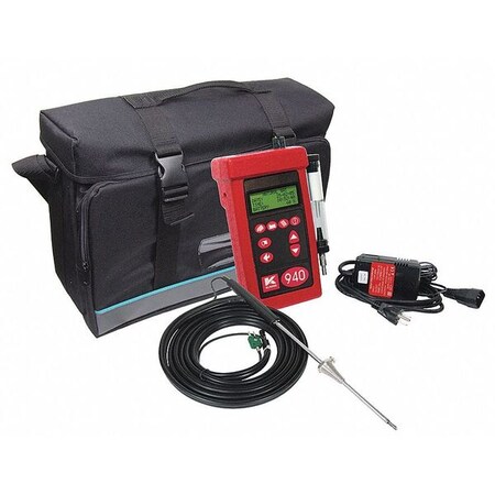 Uei Test Instruments Combustion Analyzer, Plus NO1 KM940CON