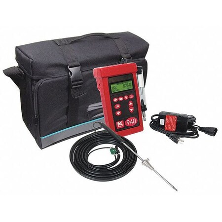 Uei Test Instruments Combustion Analyzer, Plus NO1 and NO2 KM940CONOX