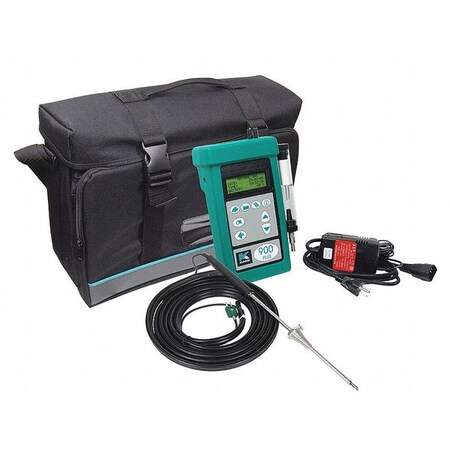 Uei Test Instruments Combustion Analyzer, Plus SO2 KM900COS