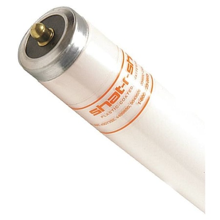 Shat-R-Shield SHAT-R-SHIELD 75W, T12 Linear Fluorescent Light Bulb F96T12 CW Supreme