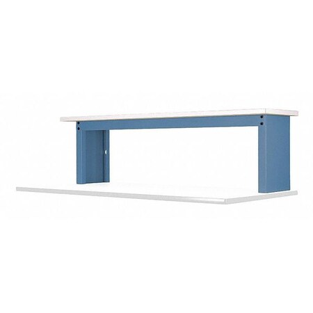 All American Benches By Iac Instrument Shelf, 72inW, Steel/STD, SkyBlue QV-1022003-DT