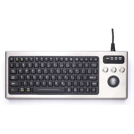 Ikey Keyboard, Corded, USB, Backlit DBL-810-TB-USB