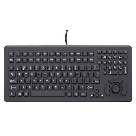 Ikey Full-Size Rugged Industrial Keyboard DU-5K-FSR-USB