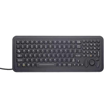 Ikey Panel Mount Rugged Keyboard PM-102-FSR-USB
