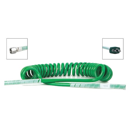 Maxtec Single Coil Hose, Chemtron O2 Wall Conn R129P61