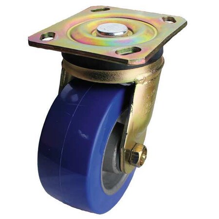Zoro Select Swivel Plate Cstr, Polyurethane, 4in, 750lb 930PD04201S