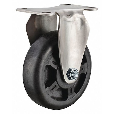 Zoro Select Rgd Plt Cstr, Glass Filled Nyl, 4in, 275 lb P12RX-HNG040G-12