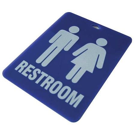 Zoro Select Key Tag, Blue, Resin, Combination, Nickel Plated 33J895