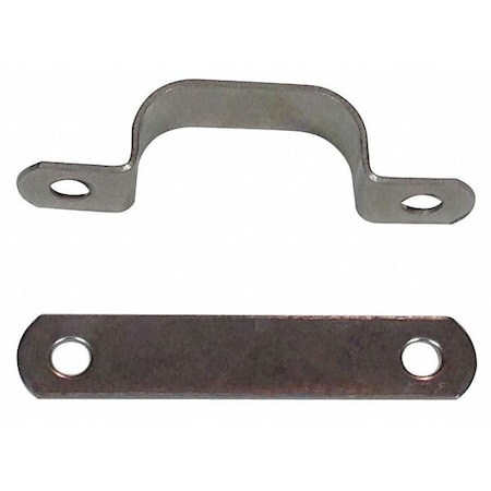 Dixie Line Clamps Tube Clamp, 3/4in., 2 lines, PK25 1202