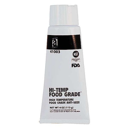Anti-Seize Technology Anti Seiz, High Temp, H 1 Food Grade, Tube 41003