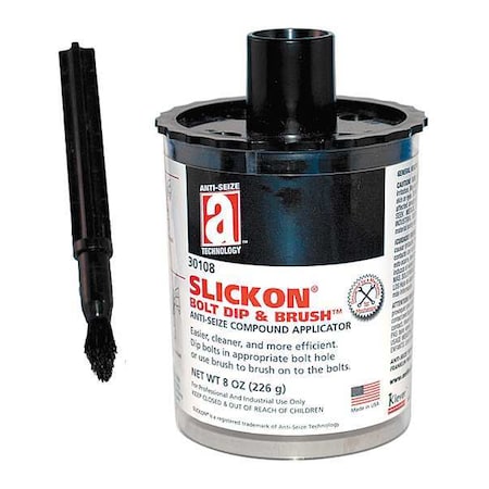 Anti-Seize Technology Anti Seize, Bolt Dip and Brush, 8 oz 13338