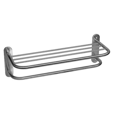 Wingits Towel Rack, 18in.Lx10in.W, Satin Nickel WMRSN18