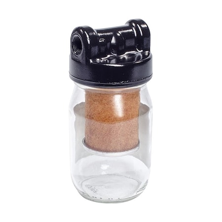 Gast Fil/Muff 16Oz Glass 3/8Npt Sp Ab599 AB599