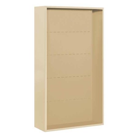 Salsbury Industries Enclosure, Sand Powder Coated, Surface 3816D-SAN
