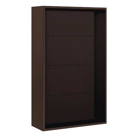 Salsbury Industries Enclosure, Bronze Powder Coated, Surface 3813D-BRZ
