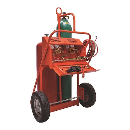 Uniweld Rollin Rough Neck Cart W/ Fire 509FW