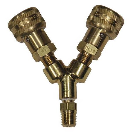 Air Systems Intl Manifold With Two Outlets, 1/4In HPM-2H