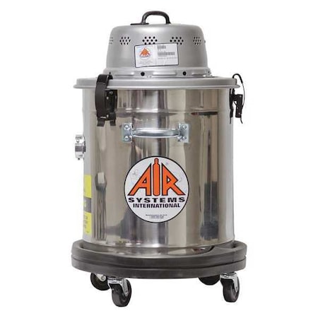 Air Systems Intl 5 Gal Hepa Vacuum-Ss Steel Tank 1.25Hp AV-5