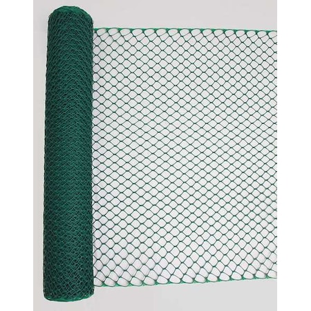 Zoro Select Safety Fence, 4 ft. H, 50 ft. L, Green 33L958