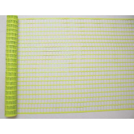 Zoro Select Safety Fence, 4 ft. H, 100 ft. L, Y/G 33L959