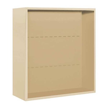 Salsbury Industries Enclosure, Beige Powder Coated, Surface 3808D-SAN