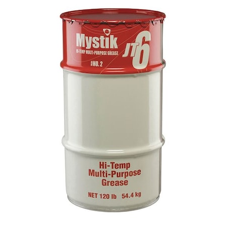 Mystik High Temperature Grease, Drum, Red 665005002072