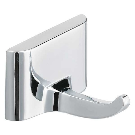 Bradley Bathroom Hook, 1 Hook, 2In D, Chrome Plated 931-000000-GR
