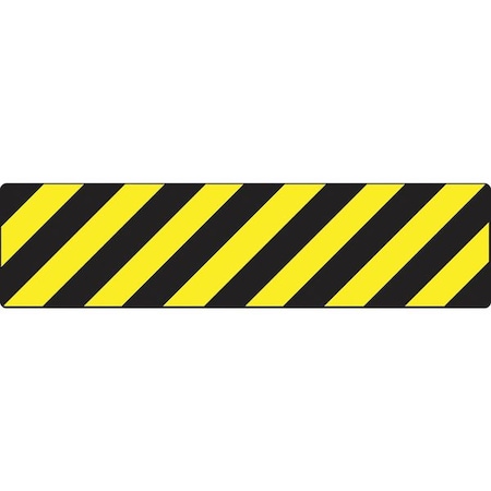 Accuform Skid-Gard Floor Sign, 6" H, 24" W, Vinyl, Rectangle, PSD603 PSD603