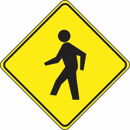 Accuform Slip-Gard Diamond Shape Floor Sign, 17 in H, 17" W, Vinyl, Diamond, PSR408 PSR408