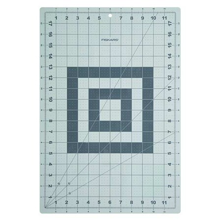 Fiskars Cutting Mat, Self-Healing, 12x18 In, Gray 12-83707097
