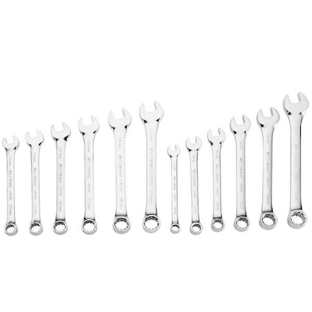 Westward Universal Wrench Set, SAE/Metric, 12 Pc 33M572