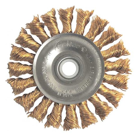 Weiler Twist Wire Wheel Brush, Arbor, 3 In. 93802 | Zoro